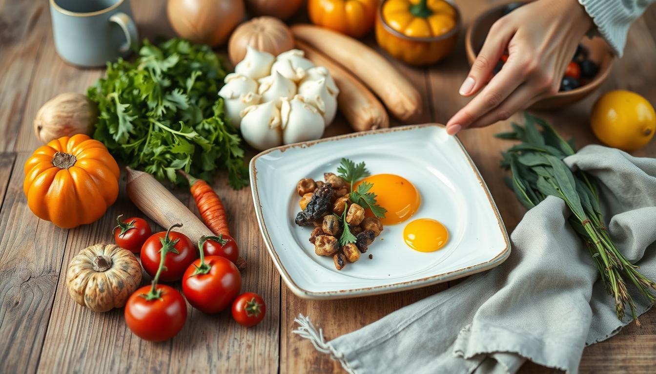 Quick weeknight dinner prepared in a home kitchen